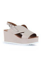 Bueno Women's Leather Wedge Sandal