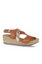 Bueno Women's Leather Wedge Sandal