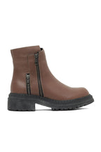 Bueno 's Chunky Zip Boots in darkstone