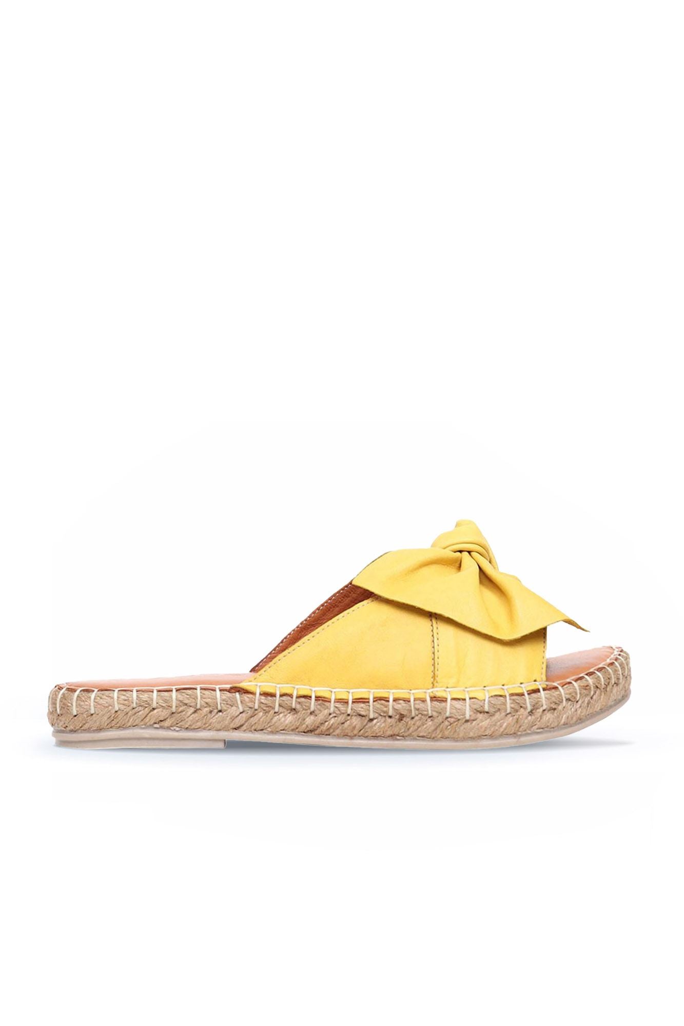Bueno Women's Leather Espadrille Slipper