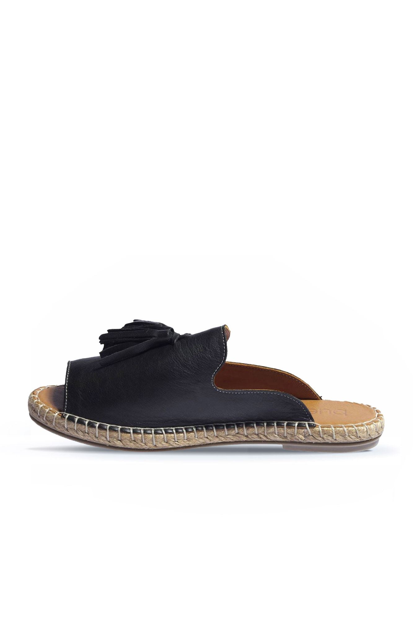 Bueno Women's Leather Espadrille Slipper