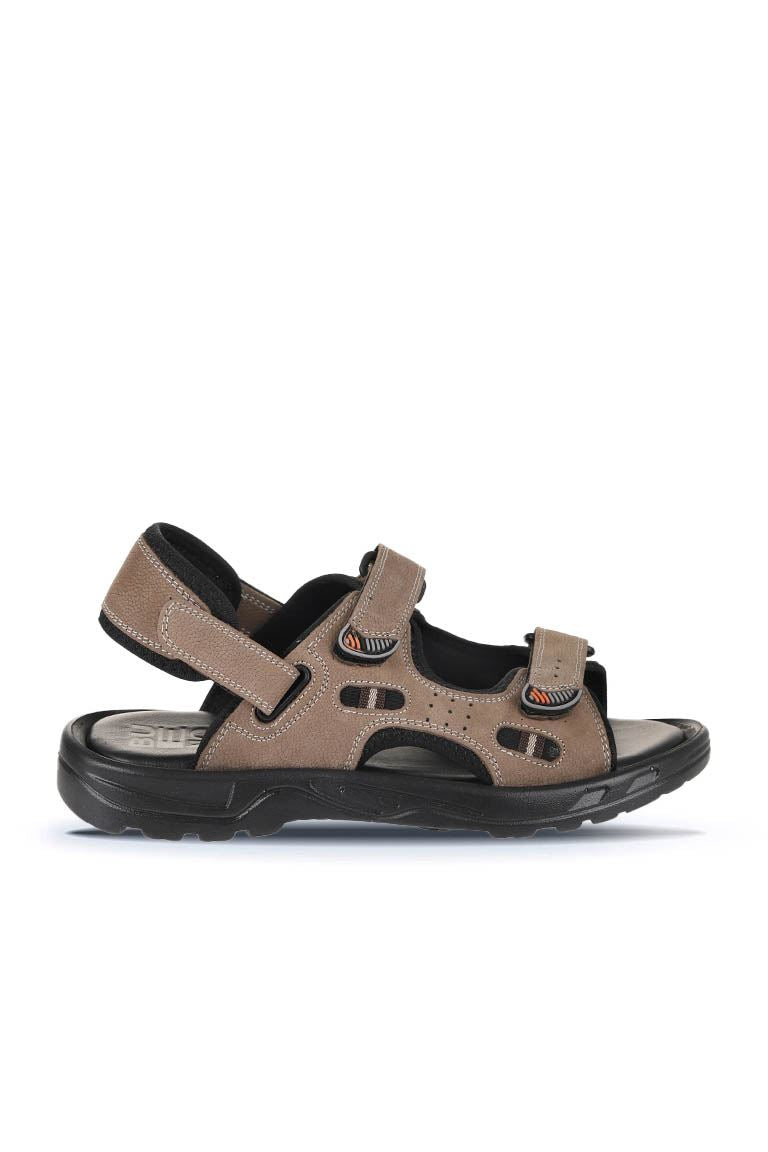 Bueno Men's Leather Flat Sandal