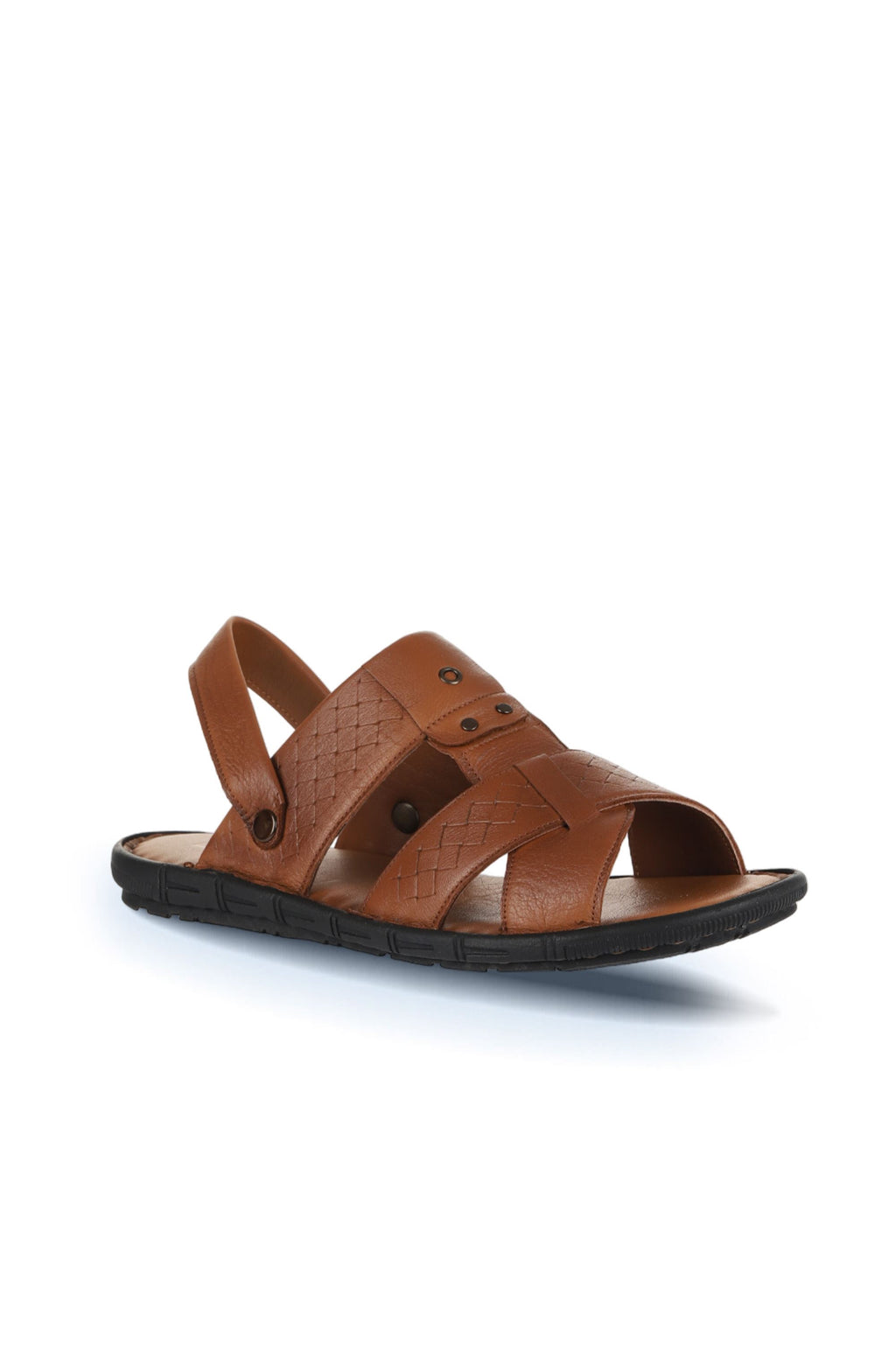 Bueno Men's Leather Flat Sandal