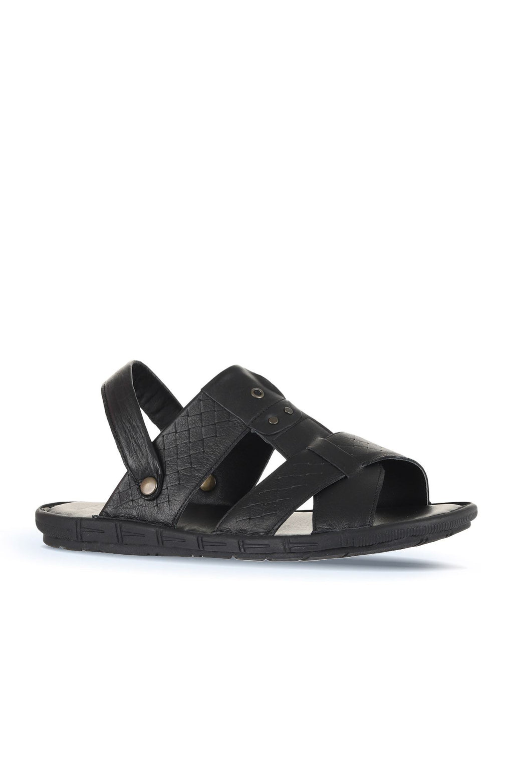 Bueno Men's Leather Flat Sandal