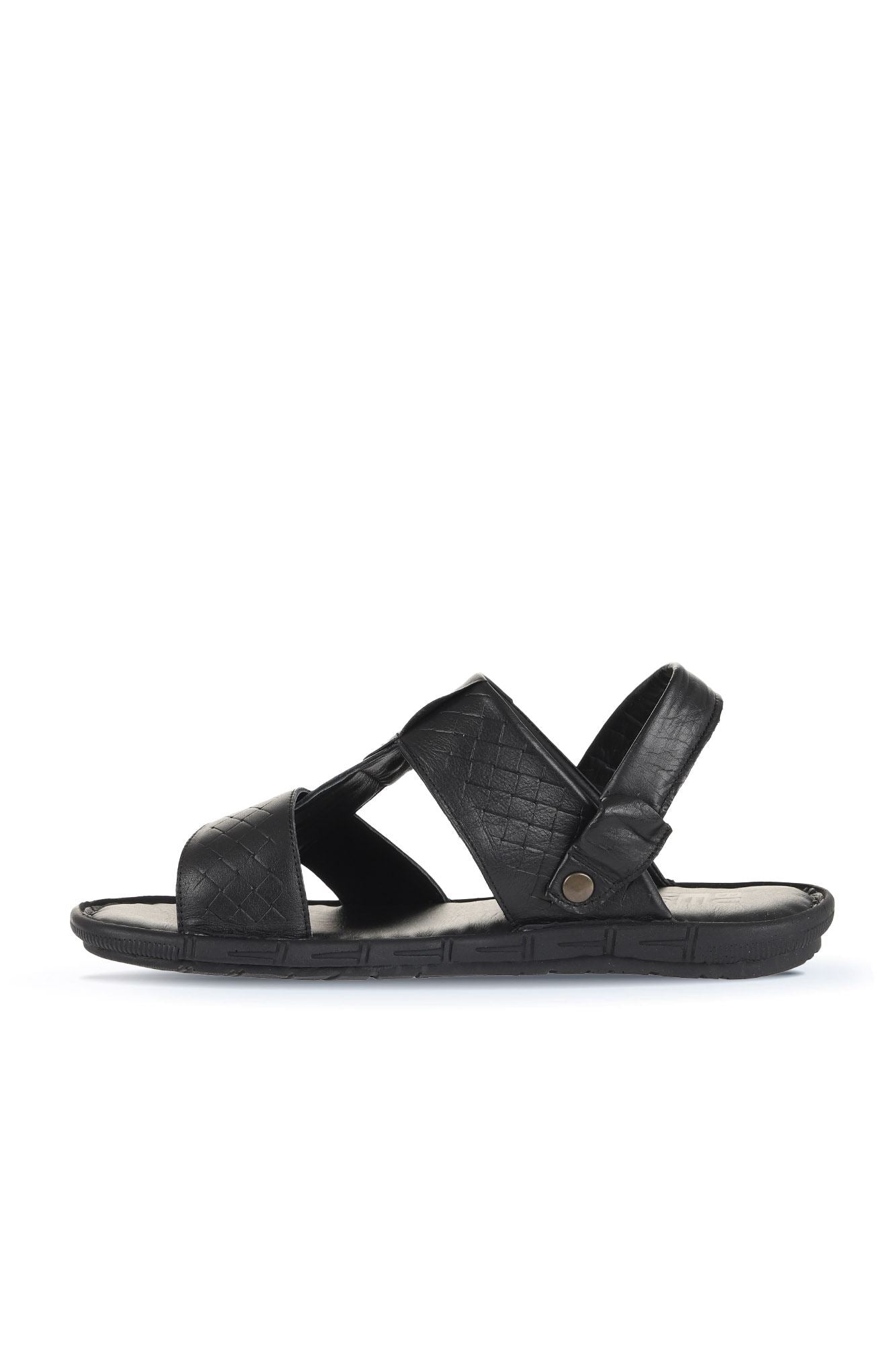 Bueno Men's Leather Flat Sandal