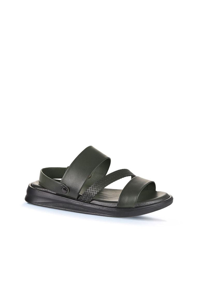 Bueno Men's Leather Flat Sandal