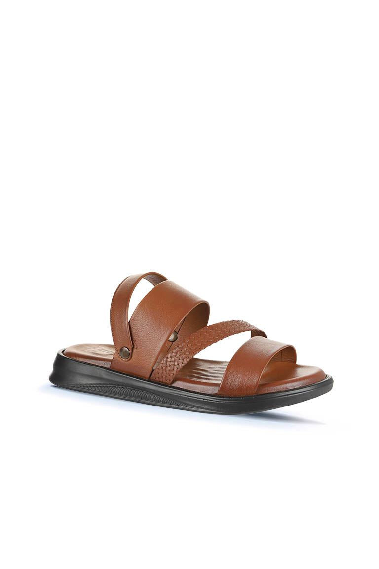 Bueno Men's Leather Flat Sandal