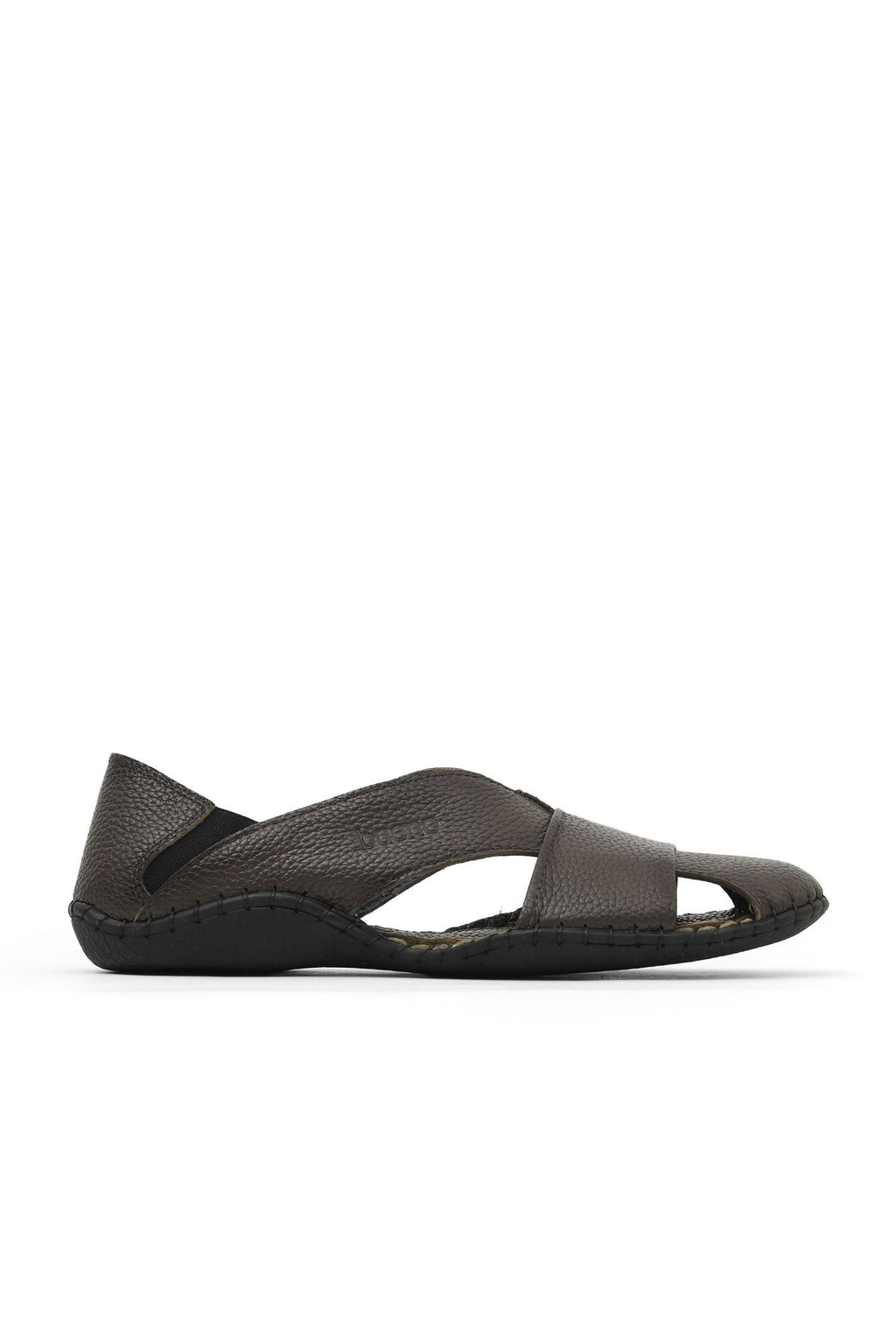 Bueno Men's Leather Flat Sandal
