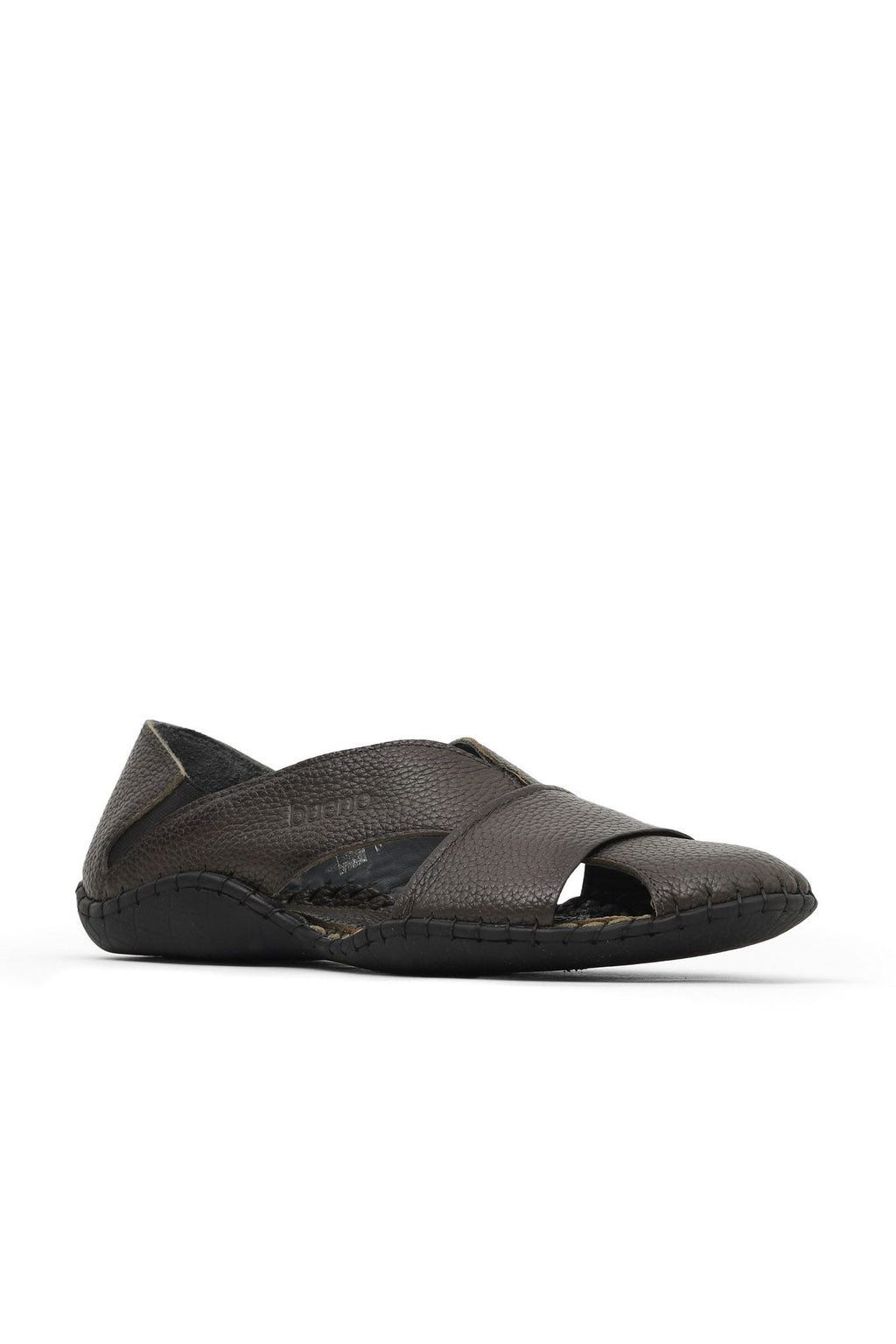 Bueno Men's Leather Flat Sandal