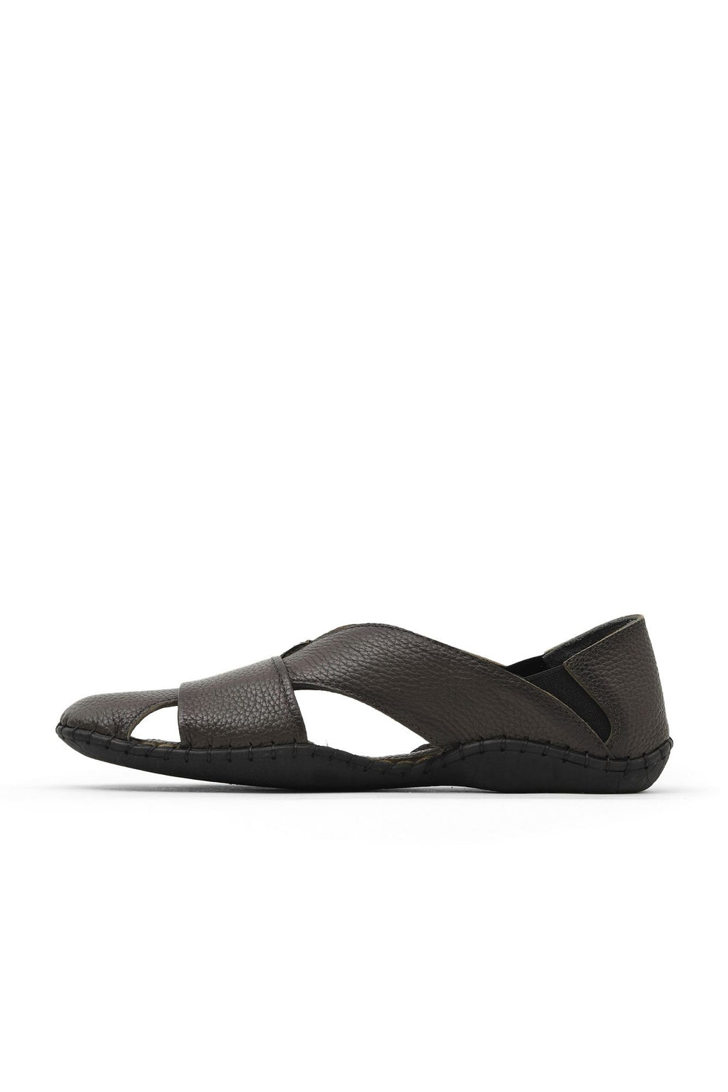 Bueno Men's Leather Flat Sandal