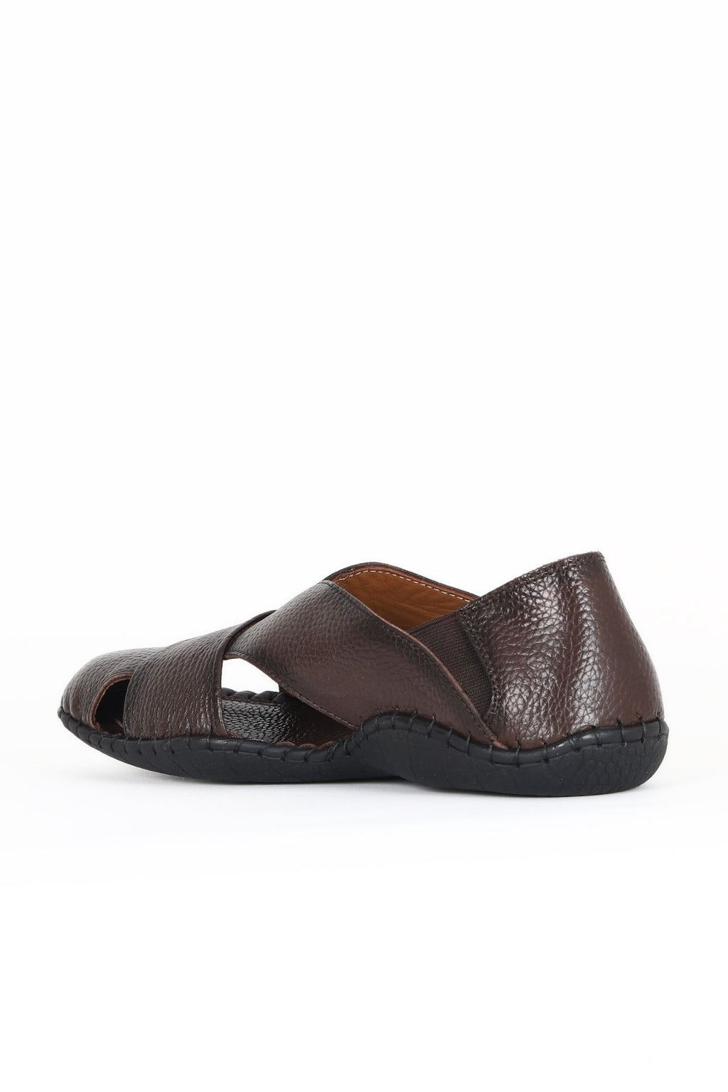 Bueno Men's Leather Flat Sandal
