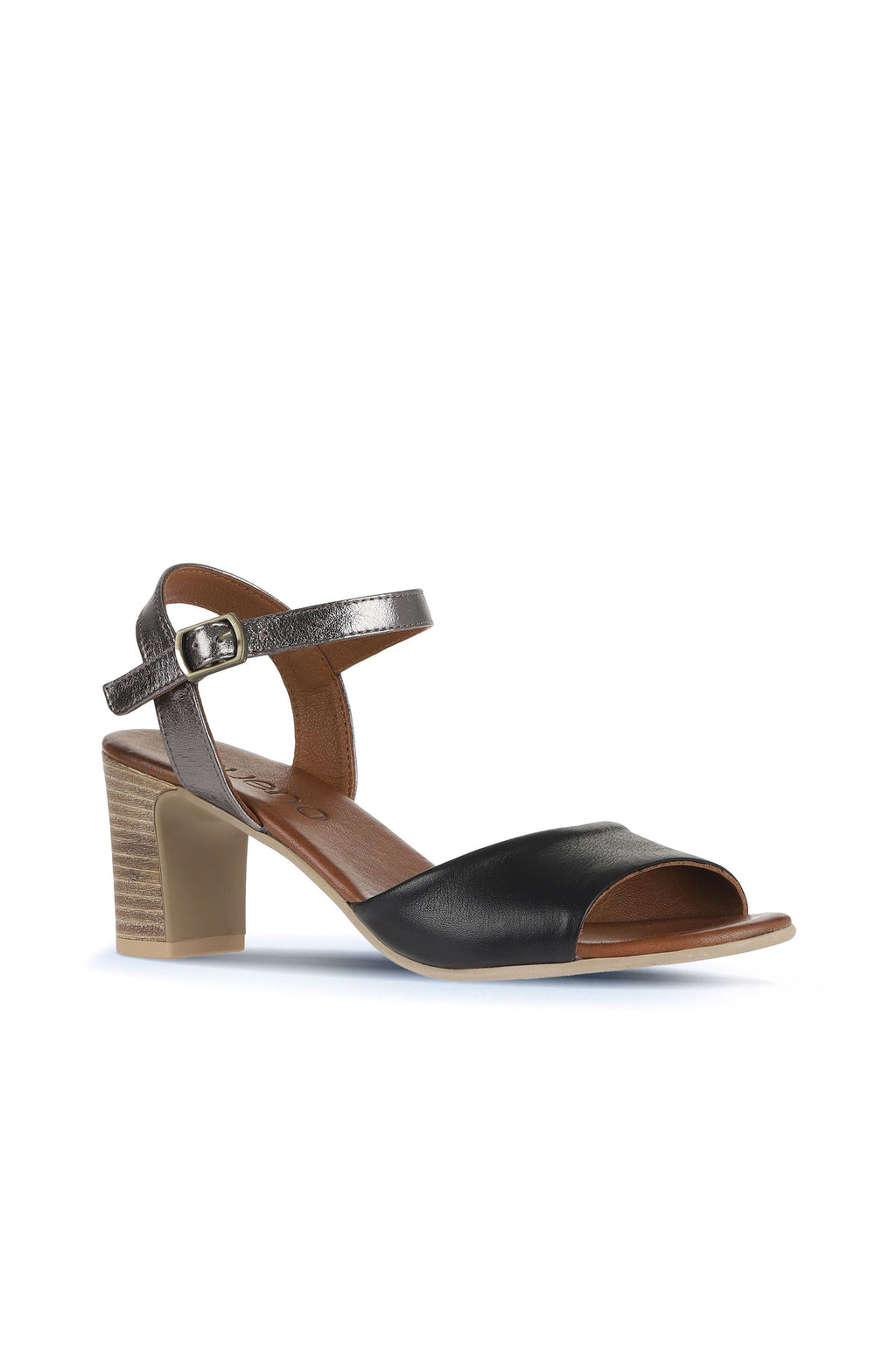 Bueno Women's Leather Heeled Sandal