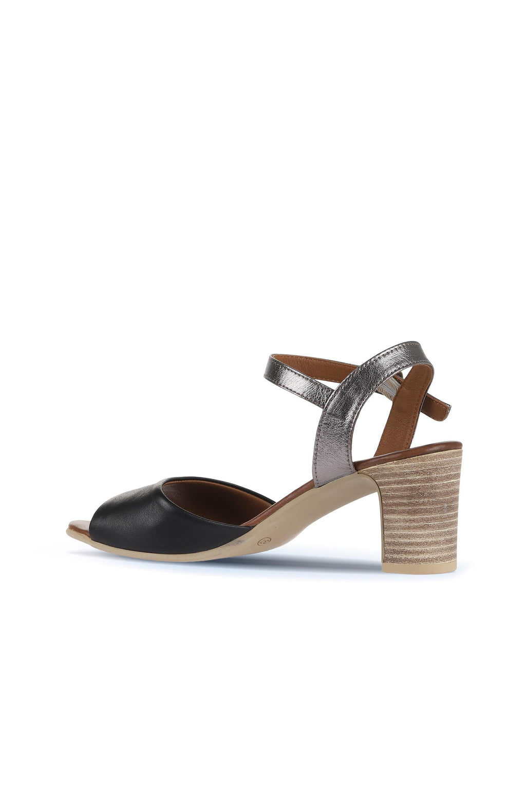 Bueno Women's Leather Heeled Sandal