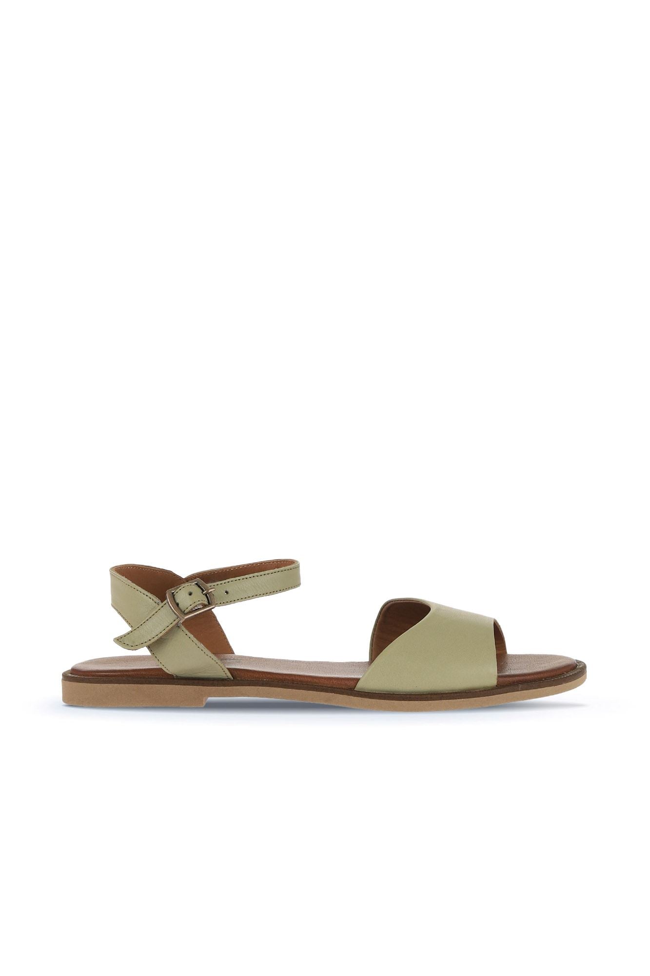 Bueno Women's Leather Flat Sandal
