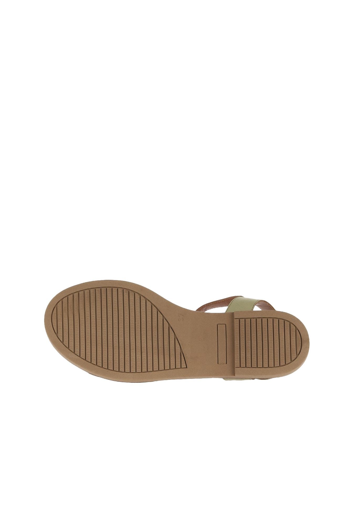 Bueno Women's Leather Flat Sandal