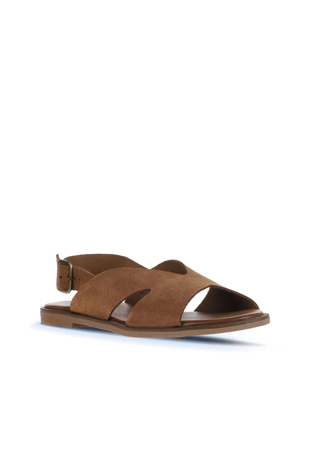 Bueno Women's Leather Flat Sandal