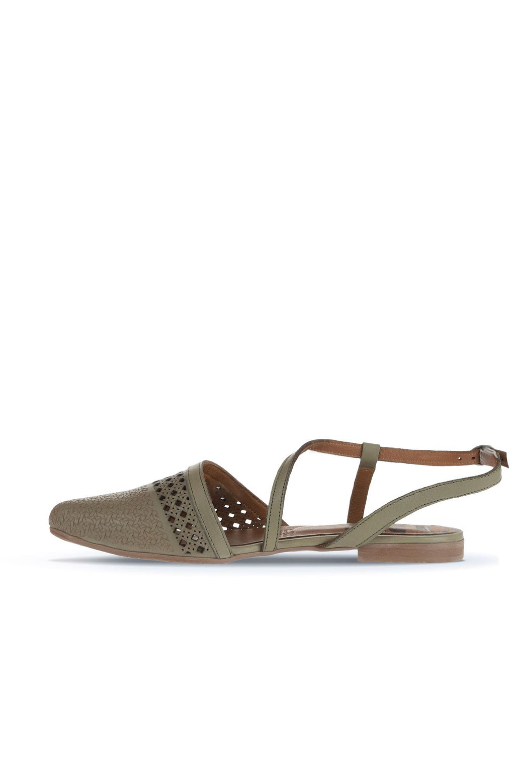 Bueno Women's Leather Flat Sandal