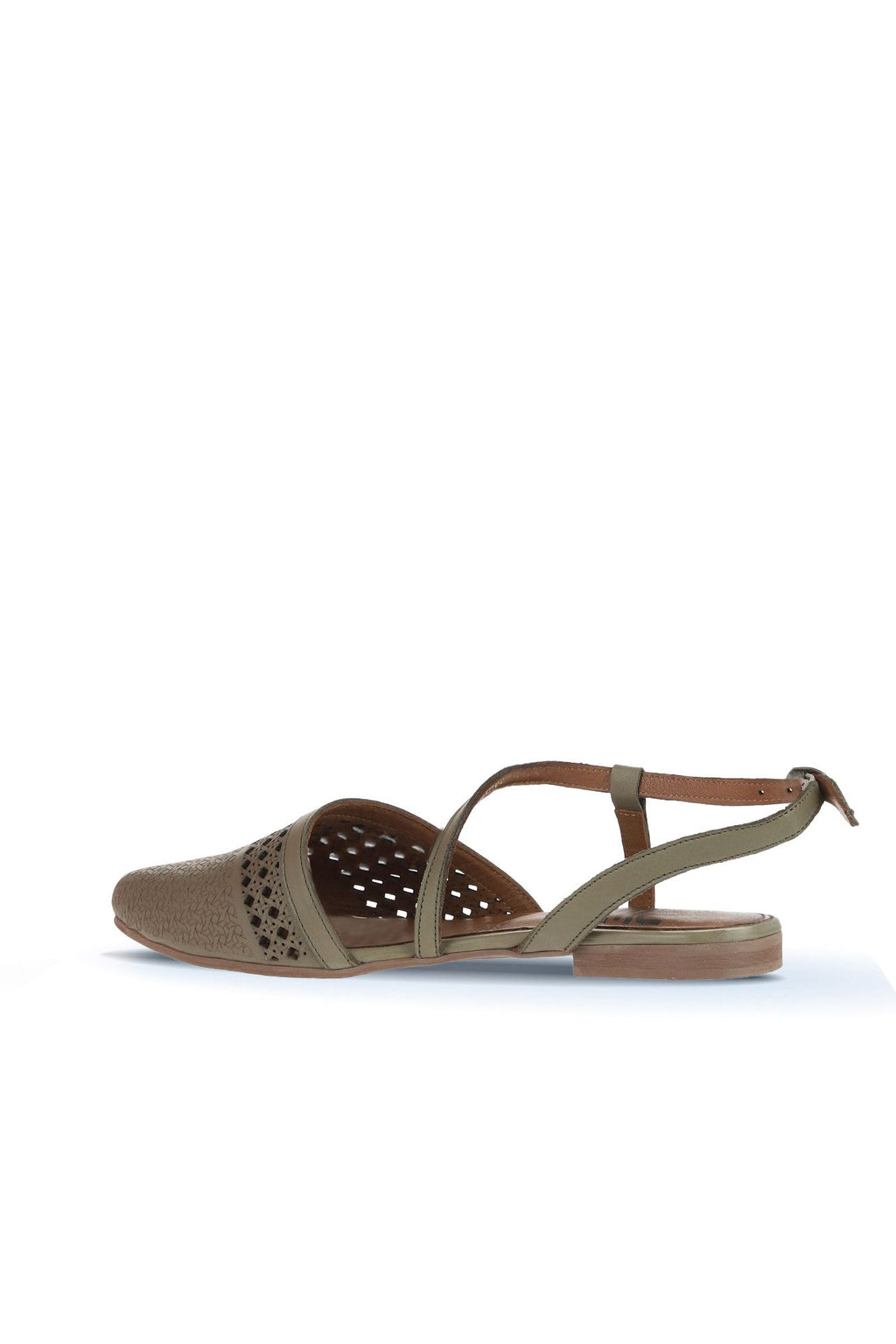 Bueno Women's Leather Flat Sandal