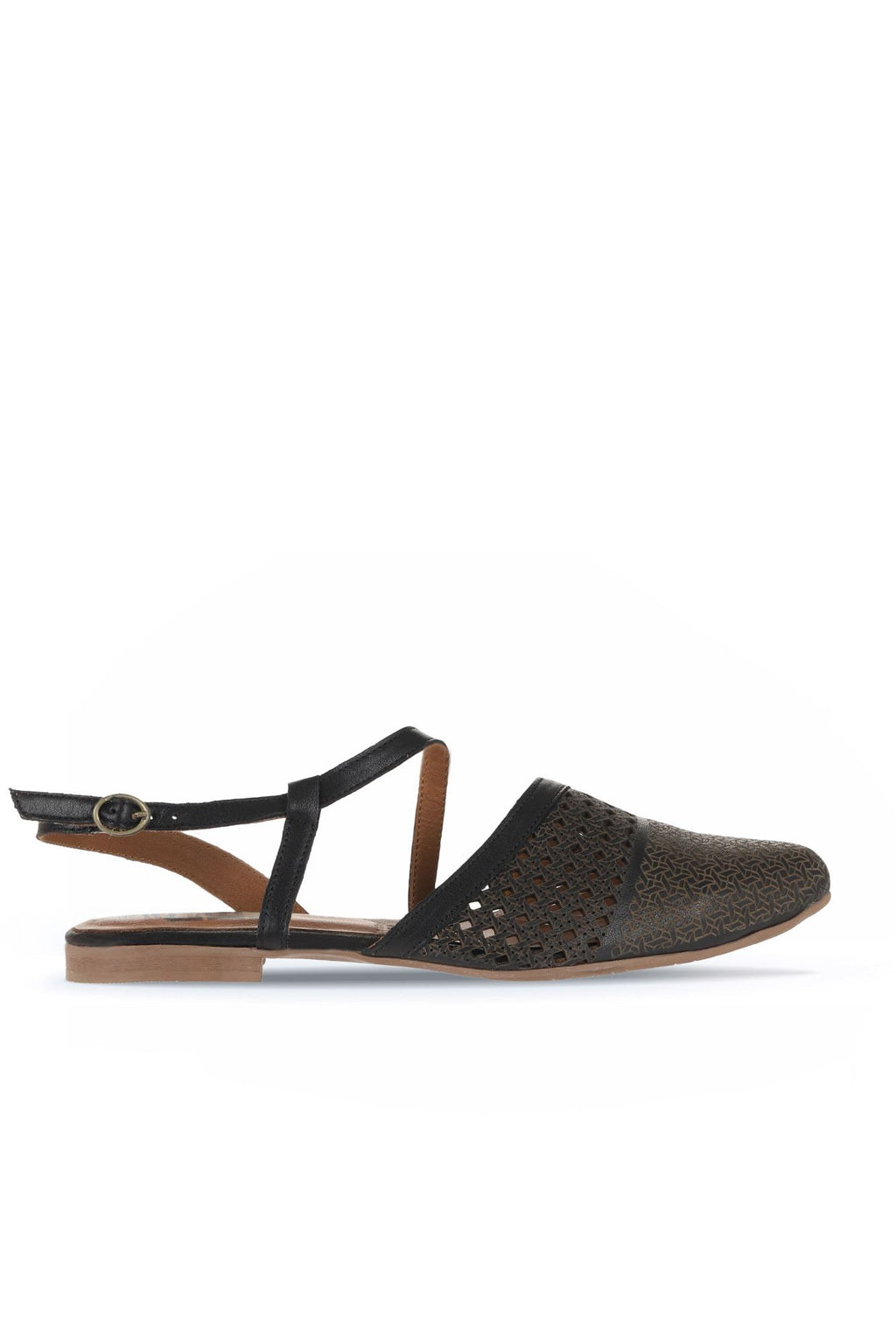 Bueno Women's Leather Flat Sandal