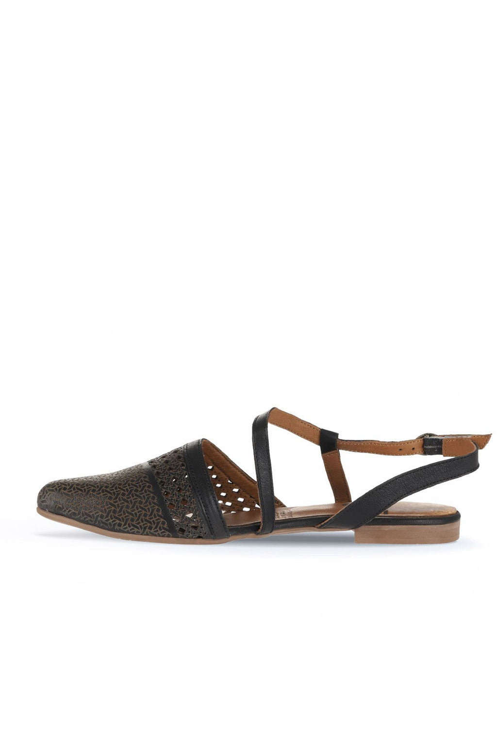 Bueno Women's Leather Flat Sandal