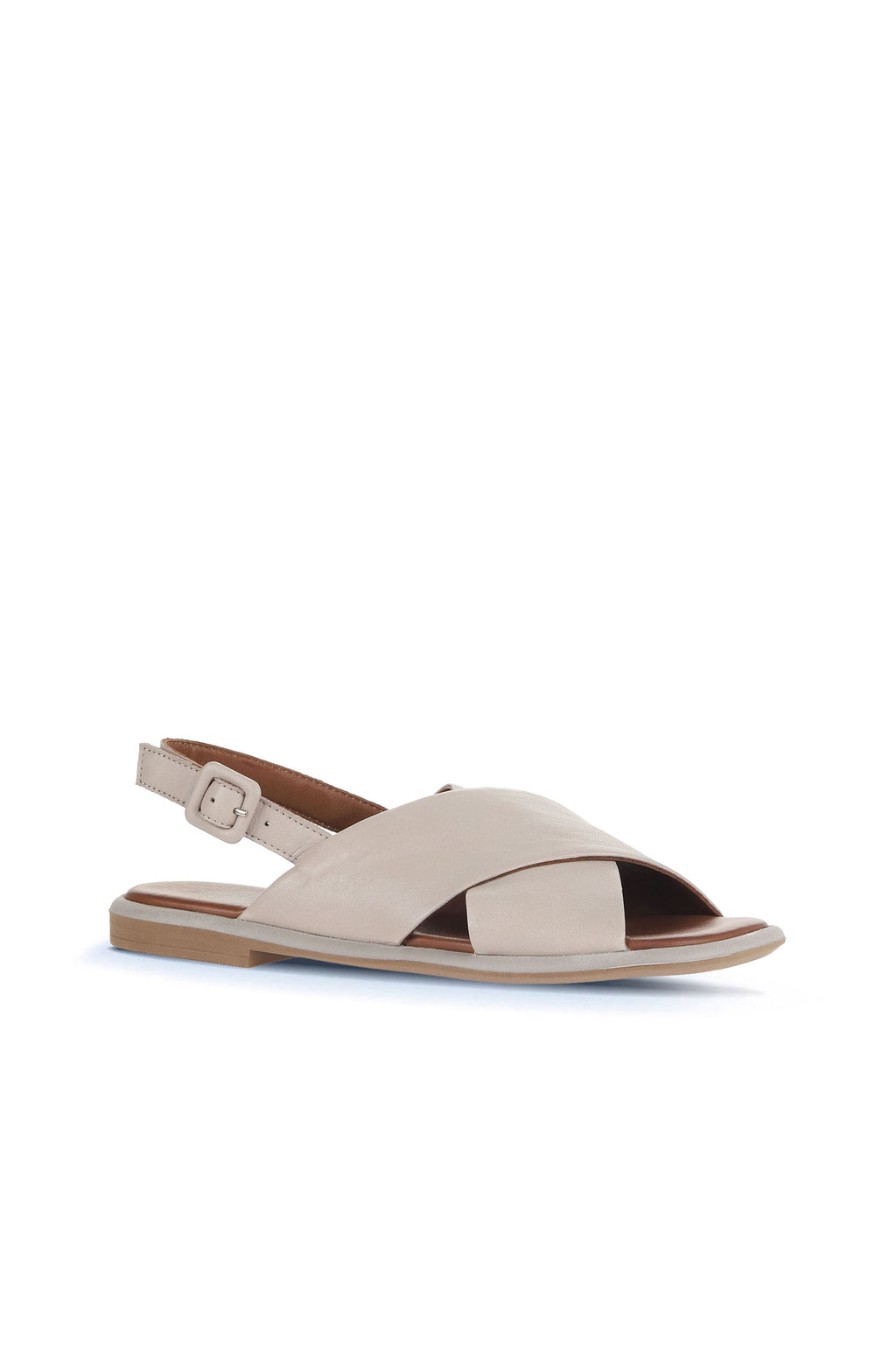 Bueno Women's Leather Flat Sandal