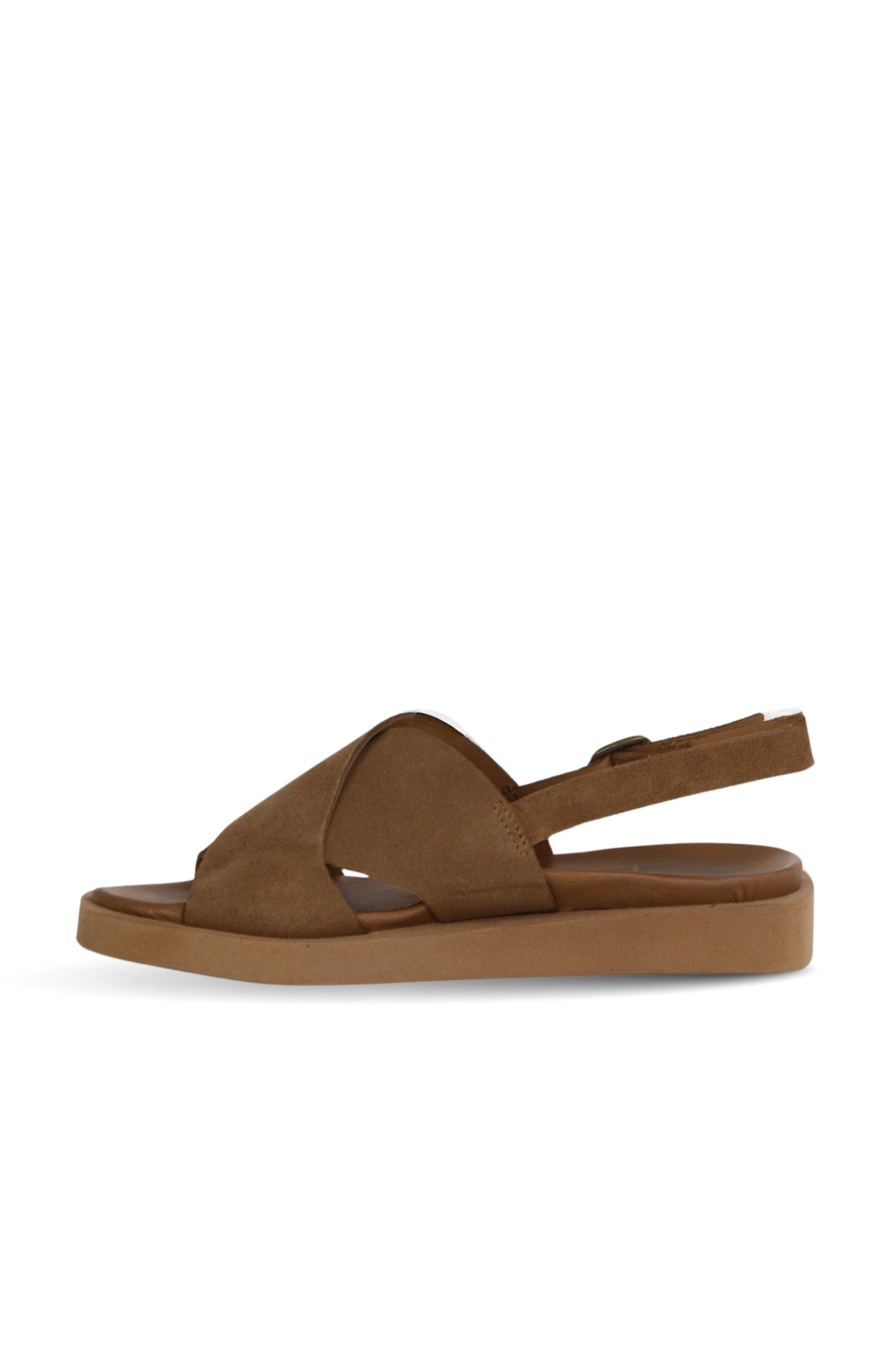 Bueno Women's Leather Flat Sandal