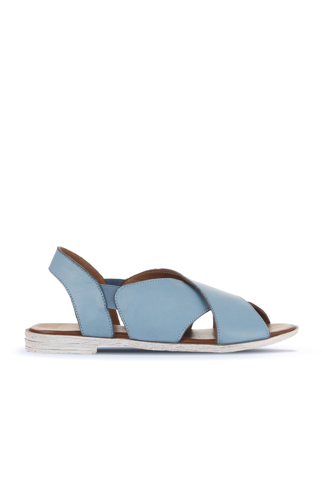 Bueno Women's Leather Flat Sandal