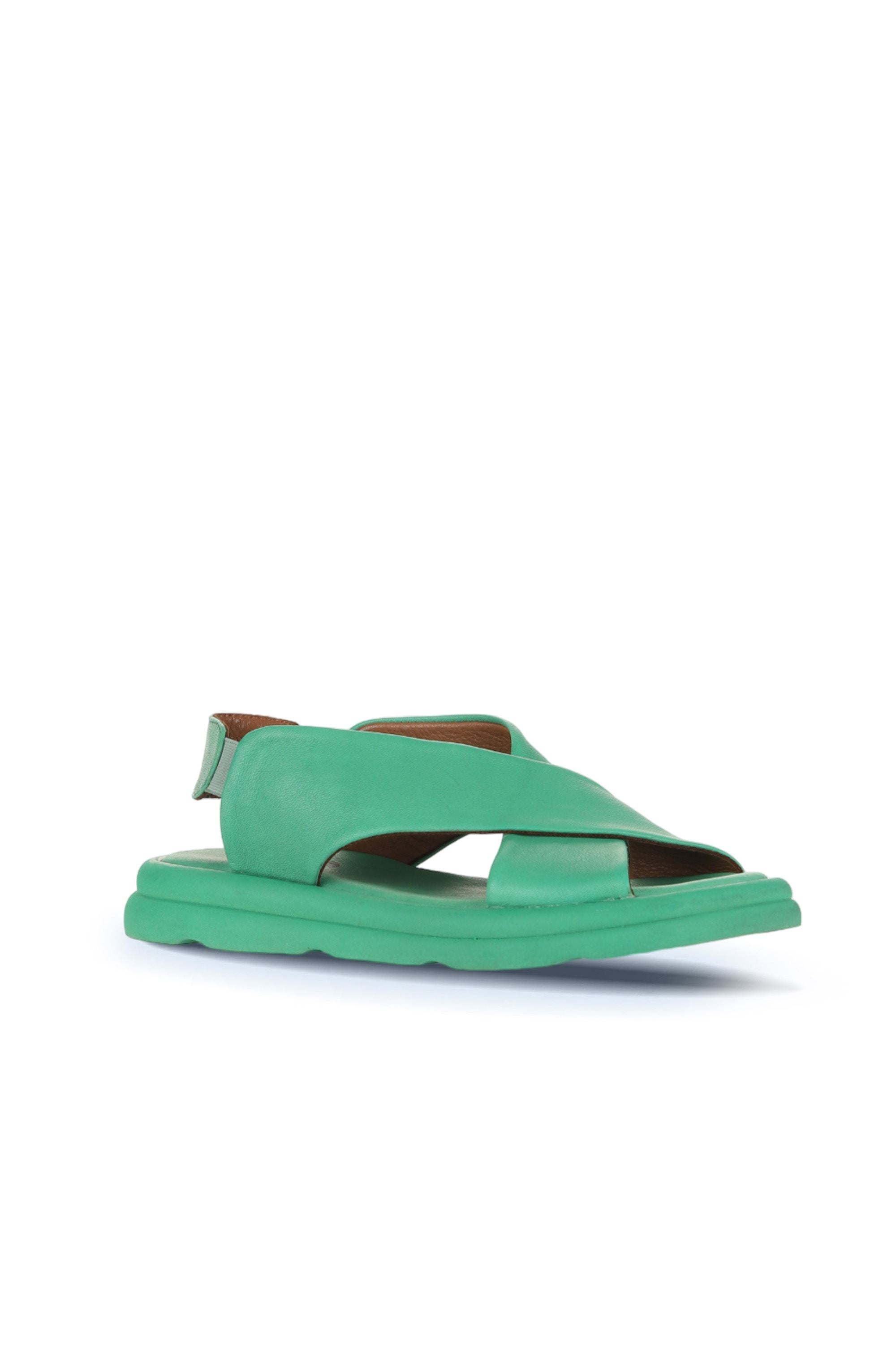 Bueno Women's Leather Flat Sandal