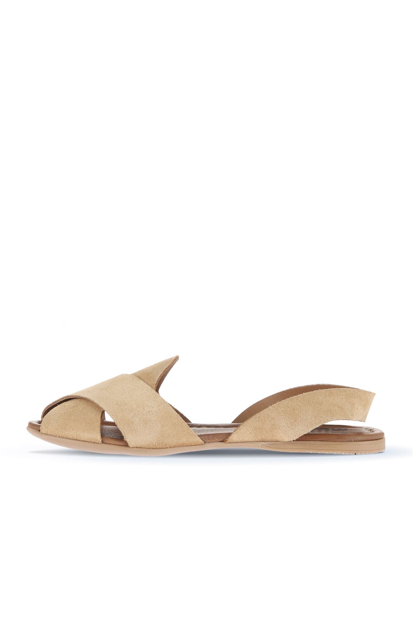 Bueno Women's Leather Flat Sandal