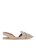 Bueno 's Minimal Cross Strap Sandals in tan