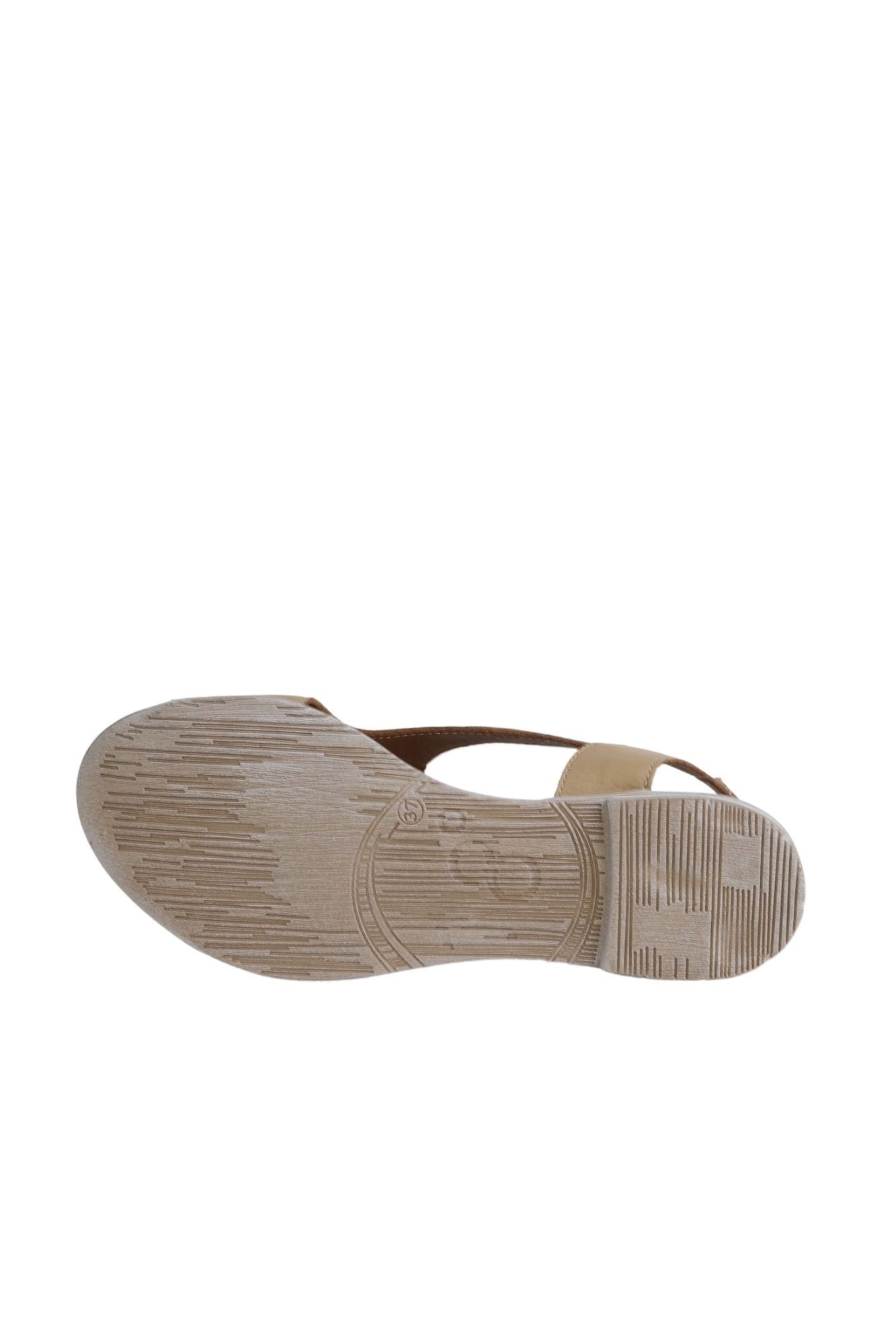 Bueno Women's Leather Flat Sandal