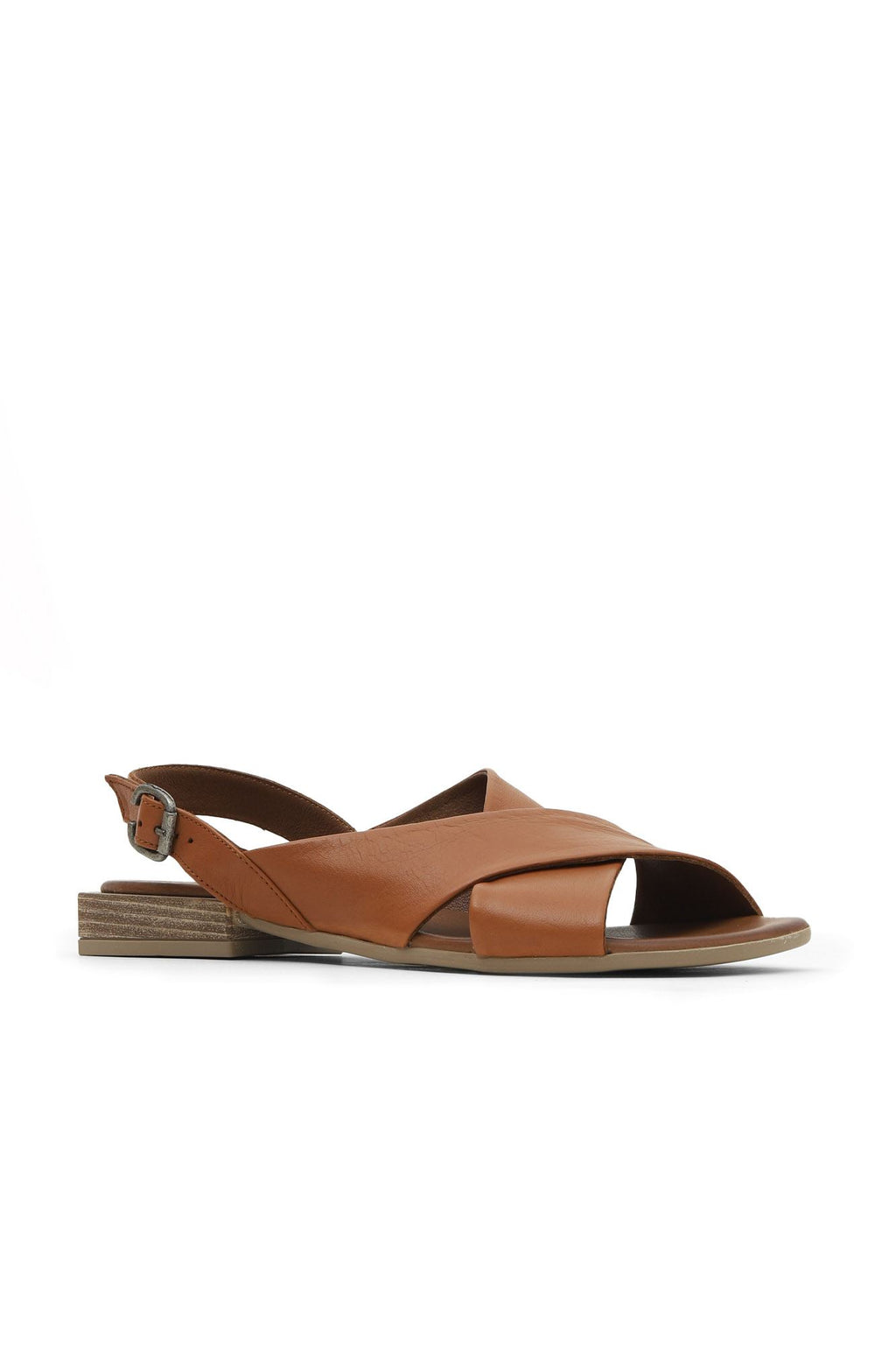 Bueno Women's Leather Flat Sandal