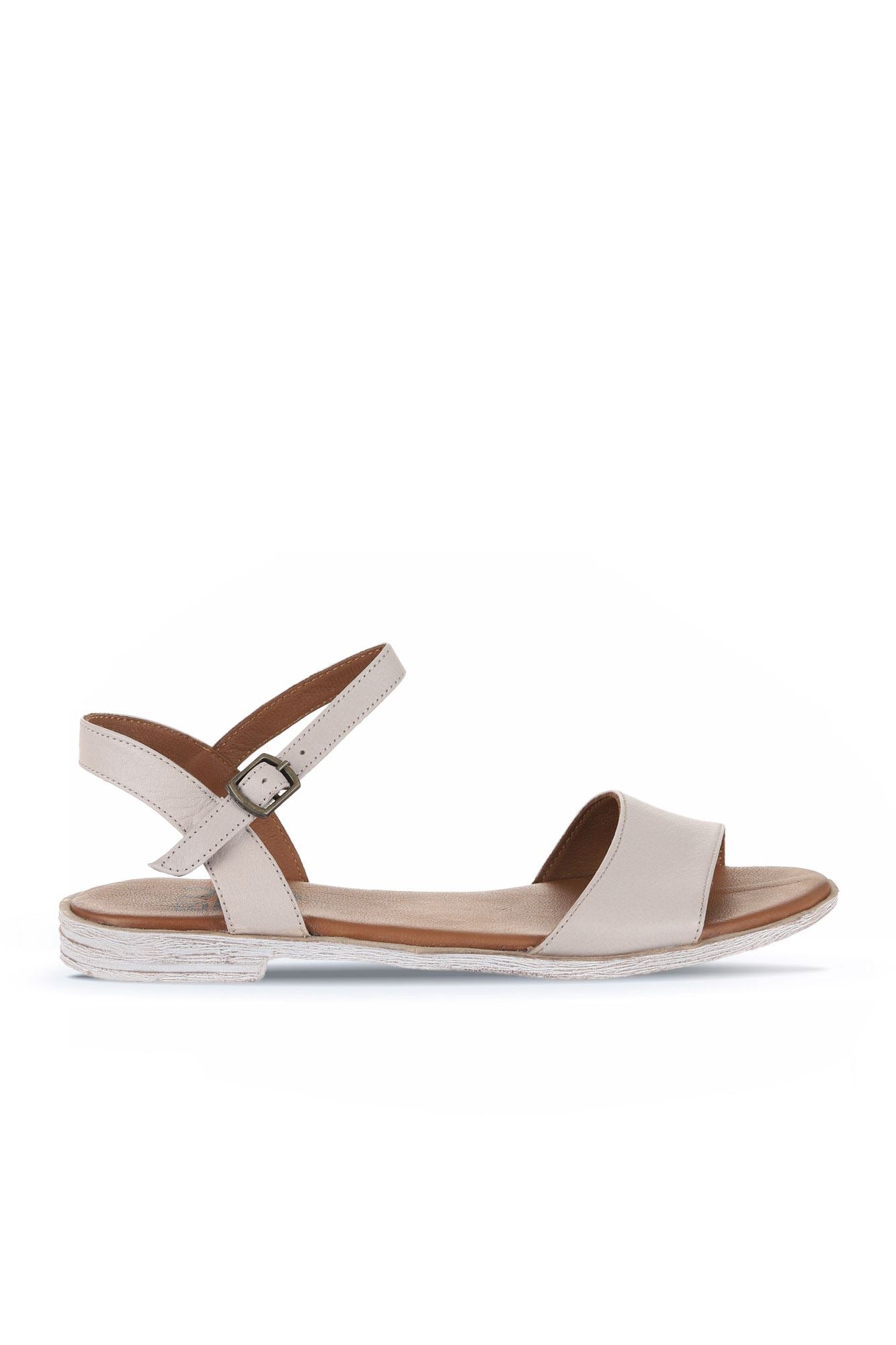 Bueno Women's Leather Flat Sandal