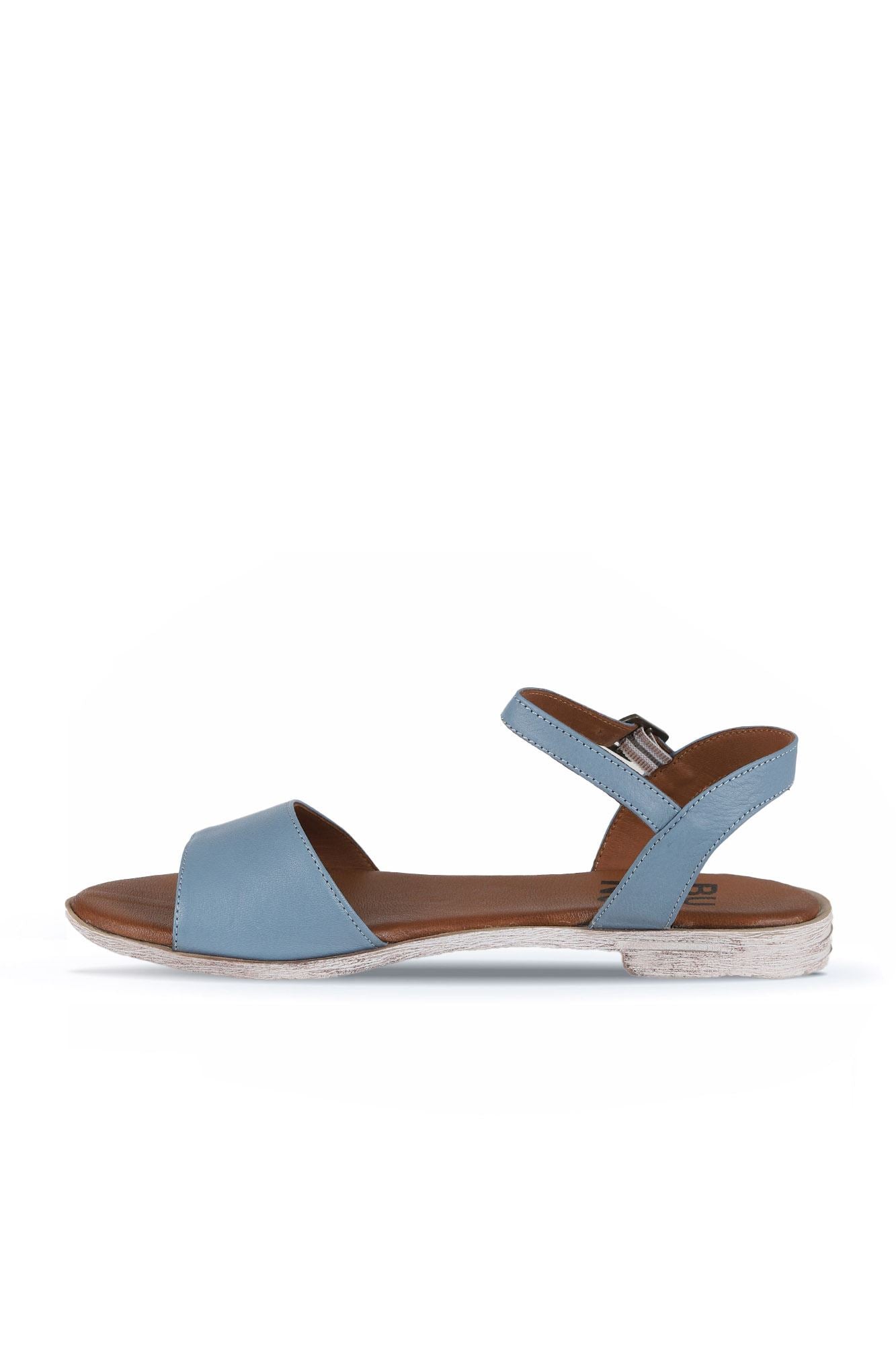 Bueno Women's Leather Flat Sandal