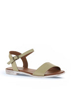 Bueno Women's Leather Flat Sandal
