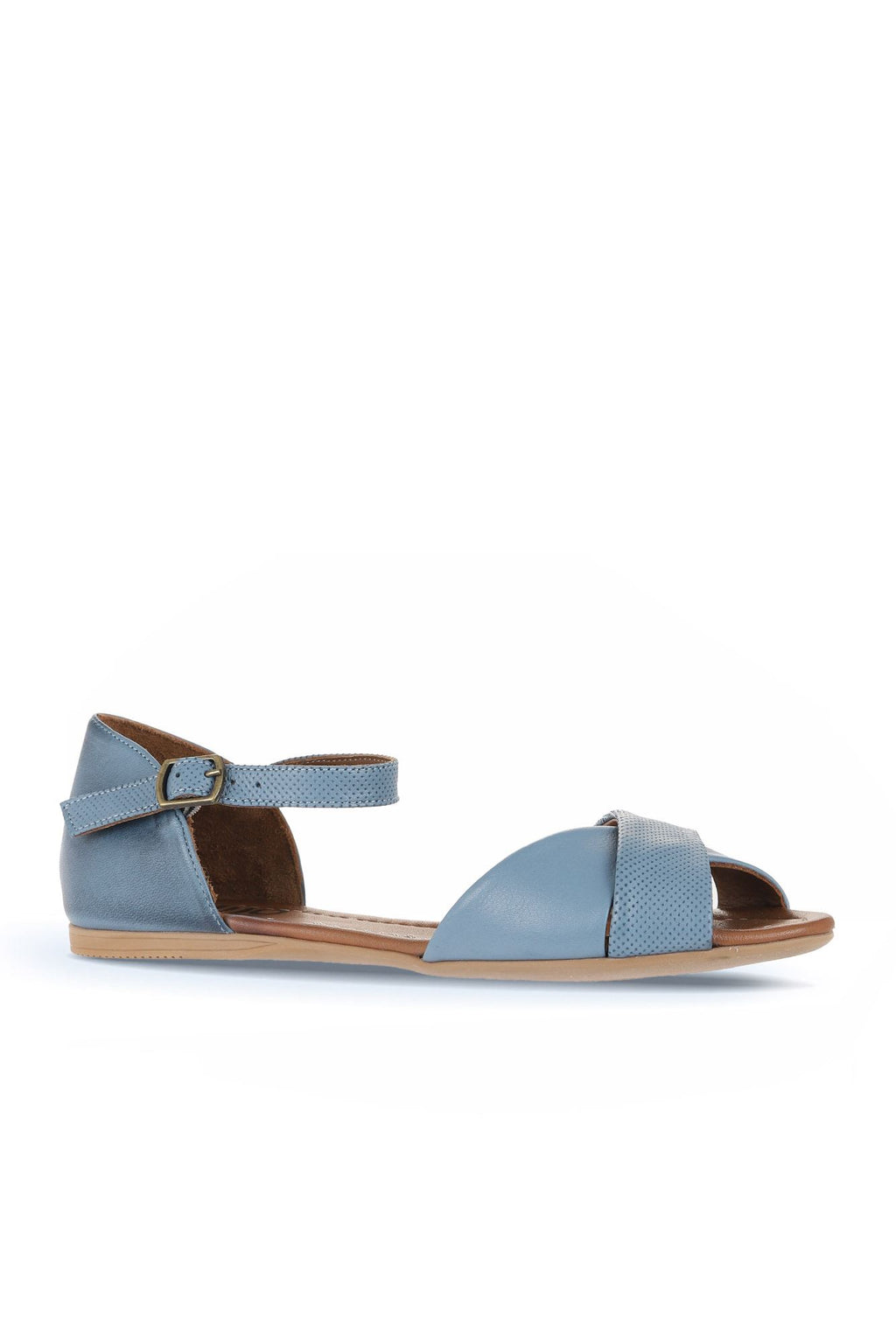 Bueno Women's Leather Flat Sandal