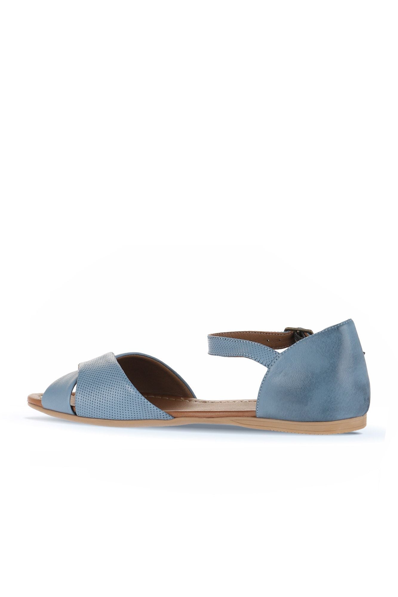 Bueno Women's Leather Flat Sandal