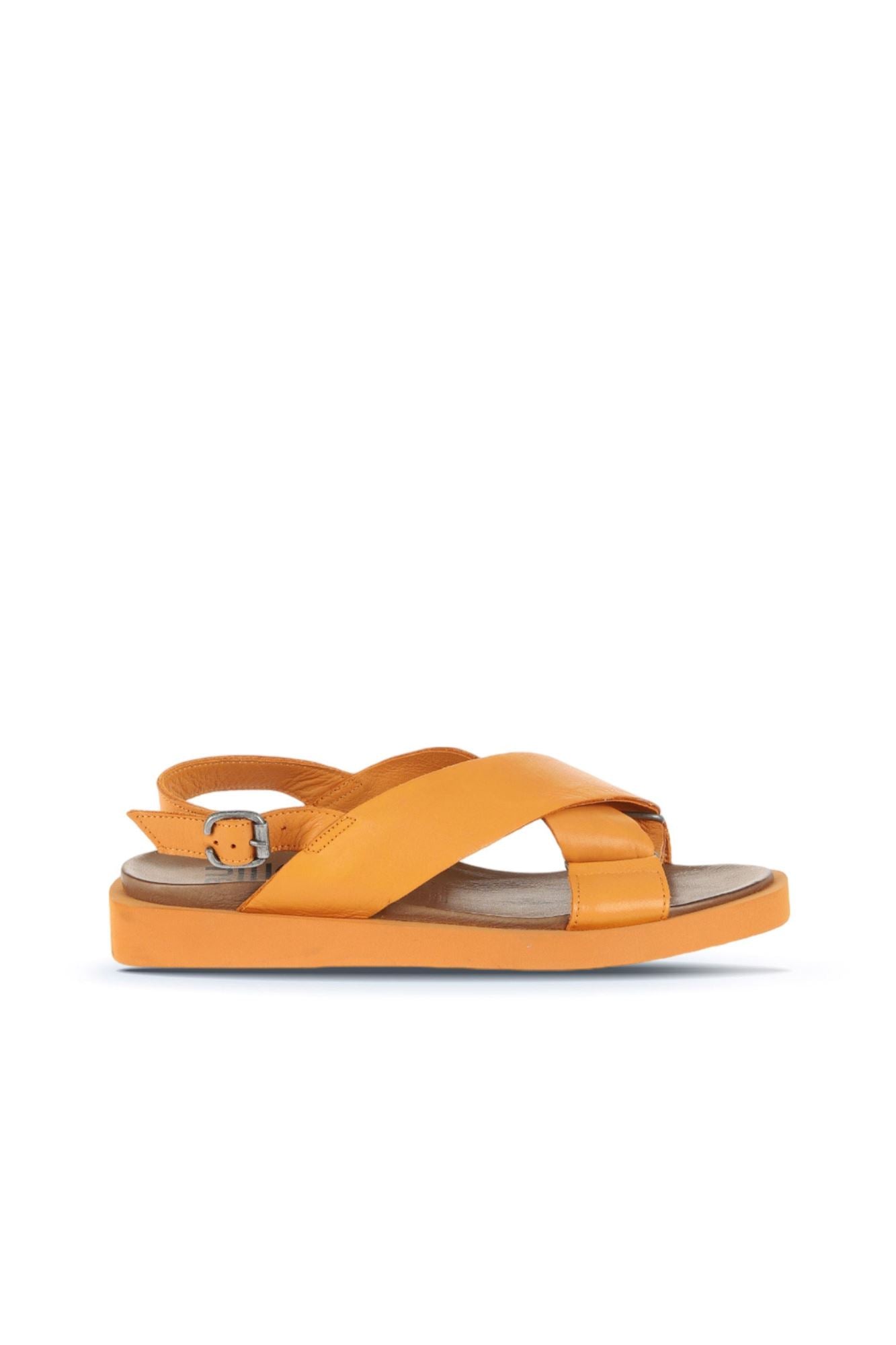 Bueno Women's Leather Flat Sandal