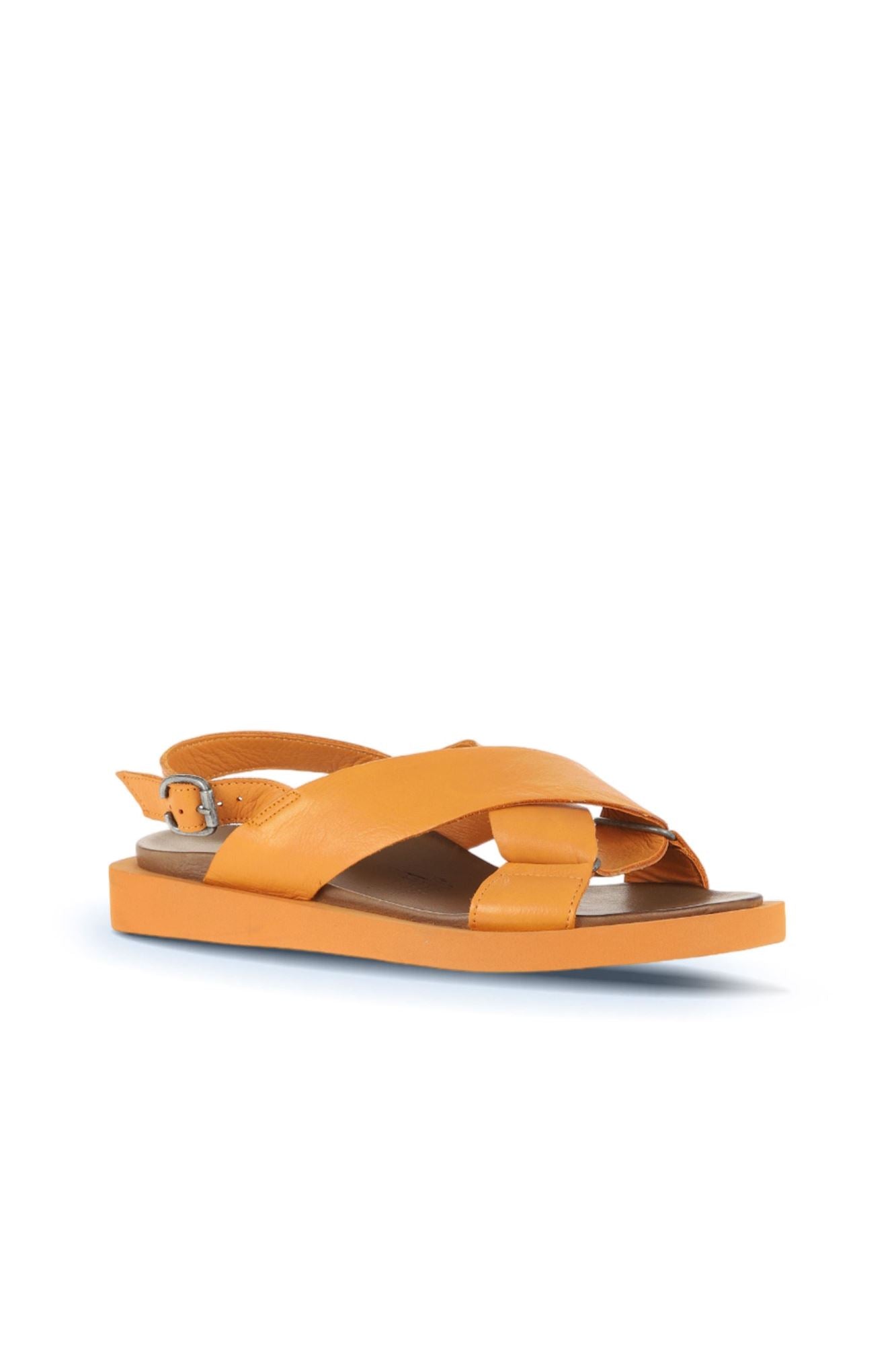Bueno Women's Leather Flat Sandal