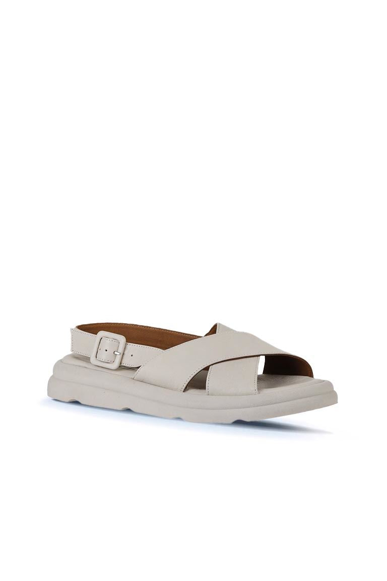 Bueno Women's Leather Flat Sandal