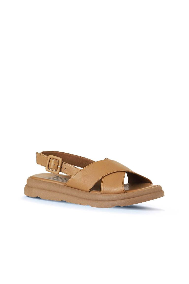 Bueno Women's Leather Flat Sandal
