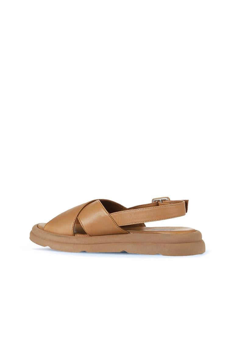 Bueno Women's Leather Flat Sandal