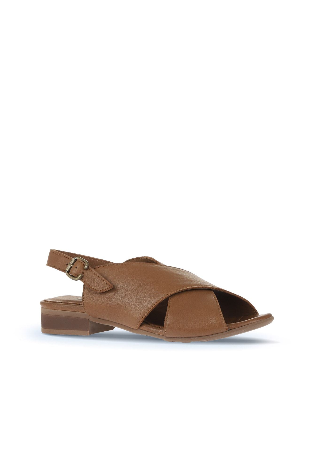 Bueno Women's Leather Heeled Sandal