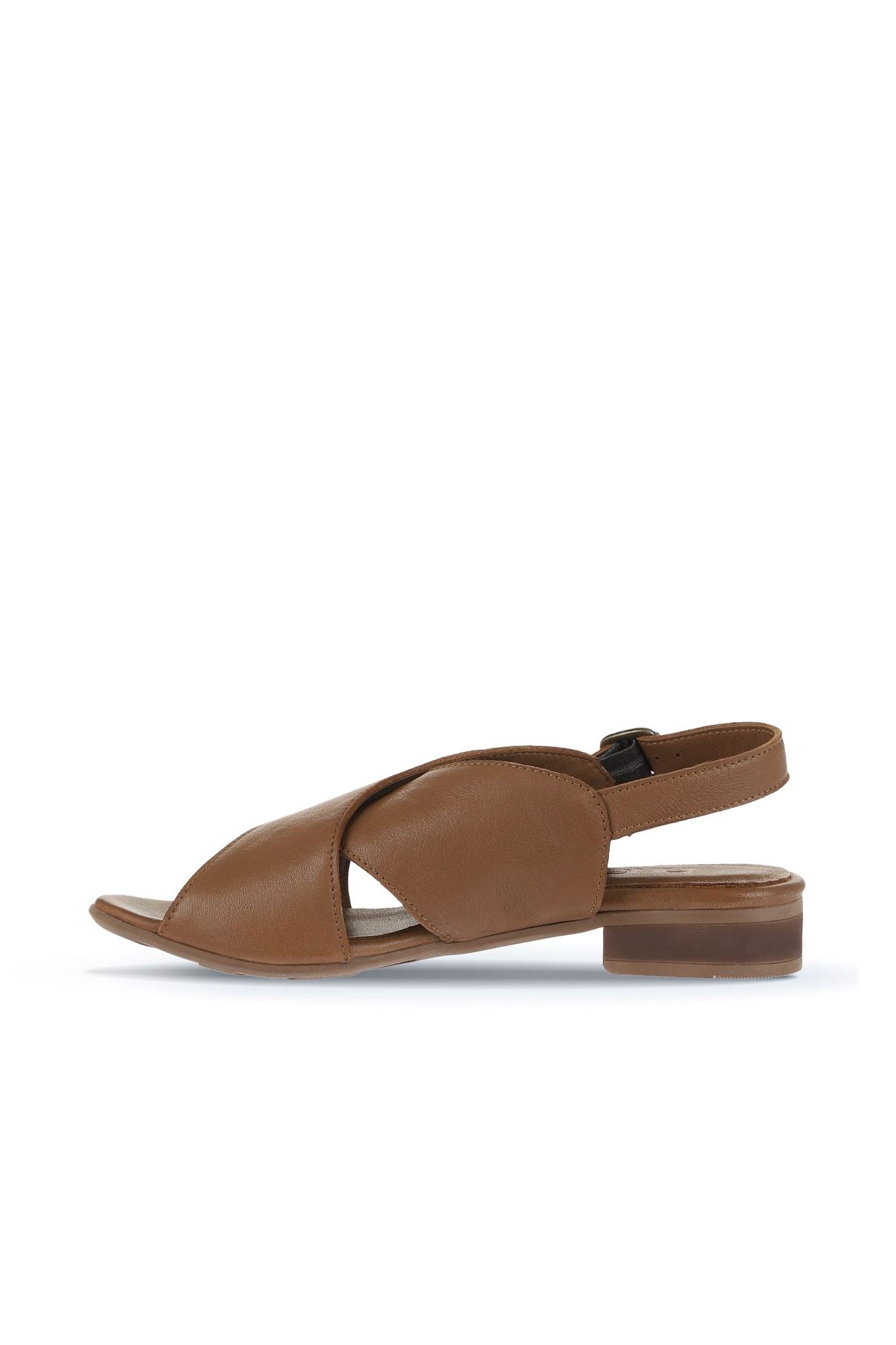 Bueno Women's Leather Heeled Sandal