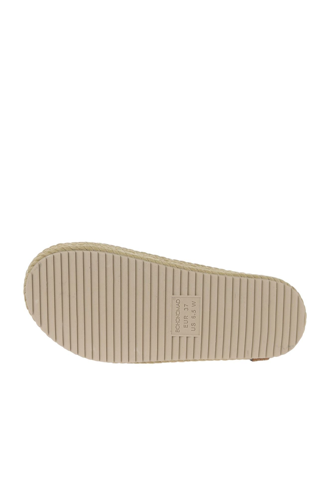 Bohonomad Nomadic Republic Bodrum Thick Rubber-Soled Women's Robe Espadrille Sandal