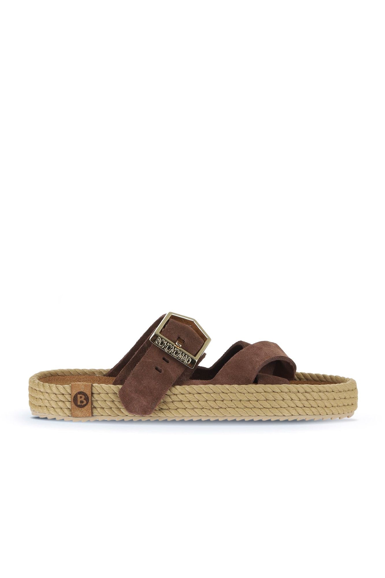Bohonomad Nomadic Republic Bodrum Thick Rubber-Soled Women's Robe Espadrille Sandal