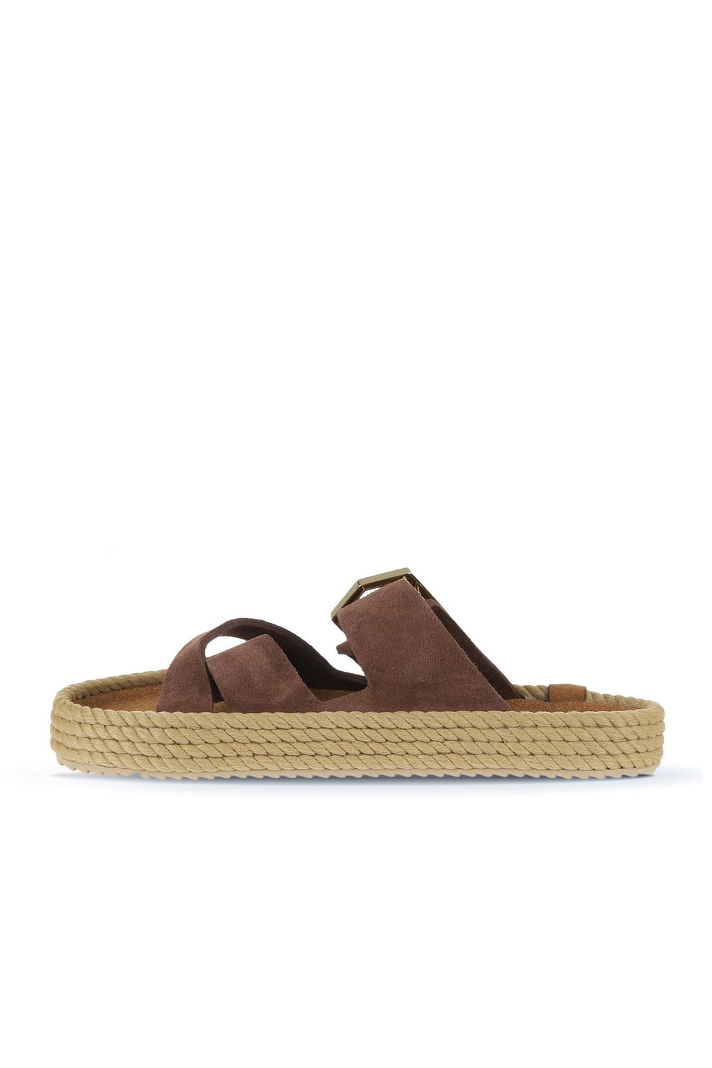 Bohonomad Nomadic Republic Bodrum Thick Rubber-Soled Women's Robe Espadrille Sandal