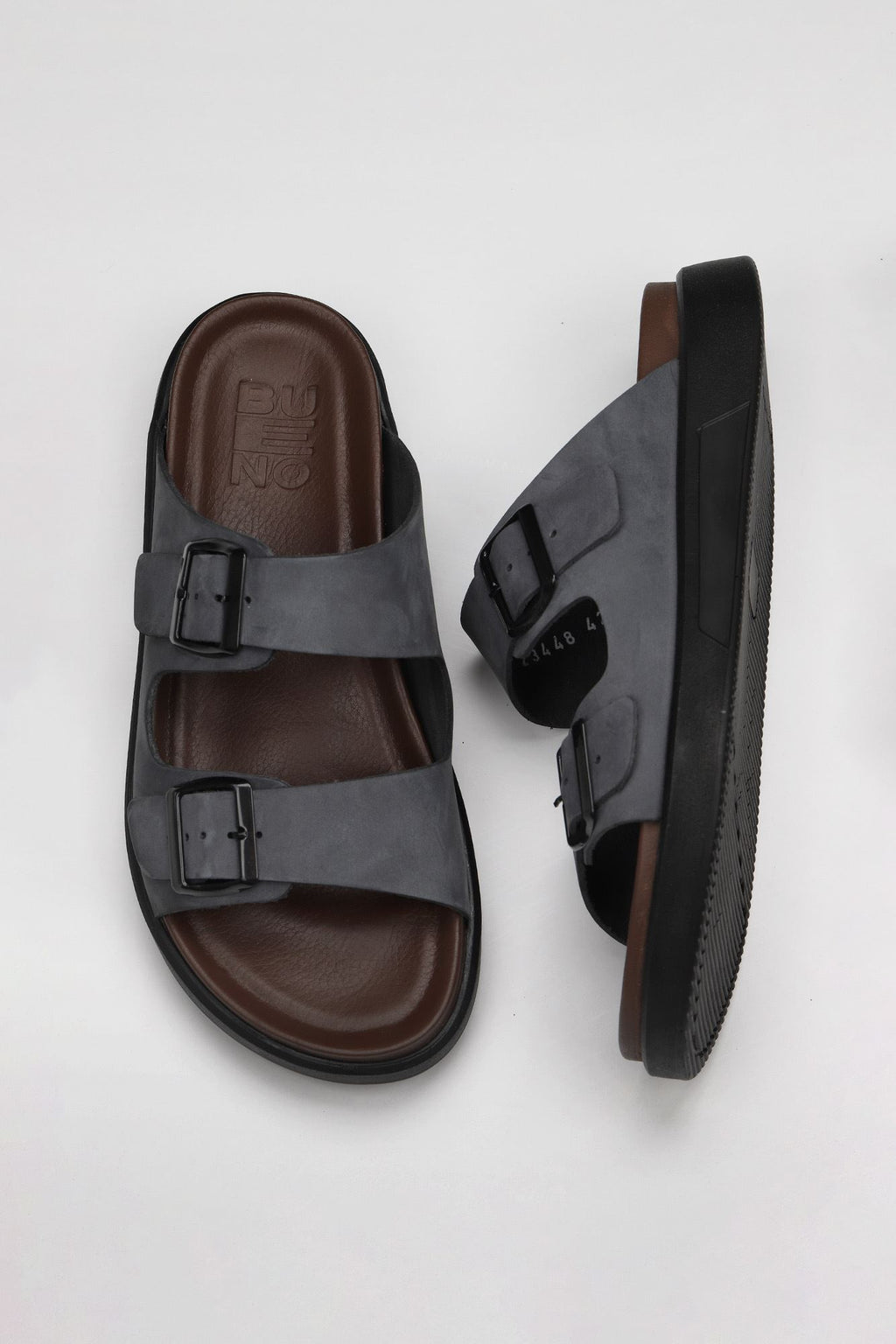 Bueno Men's Leather Flat Slipper