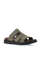 Bueno Men's Leather Flat Slipper