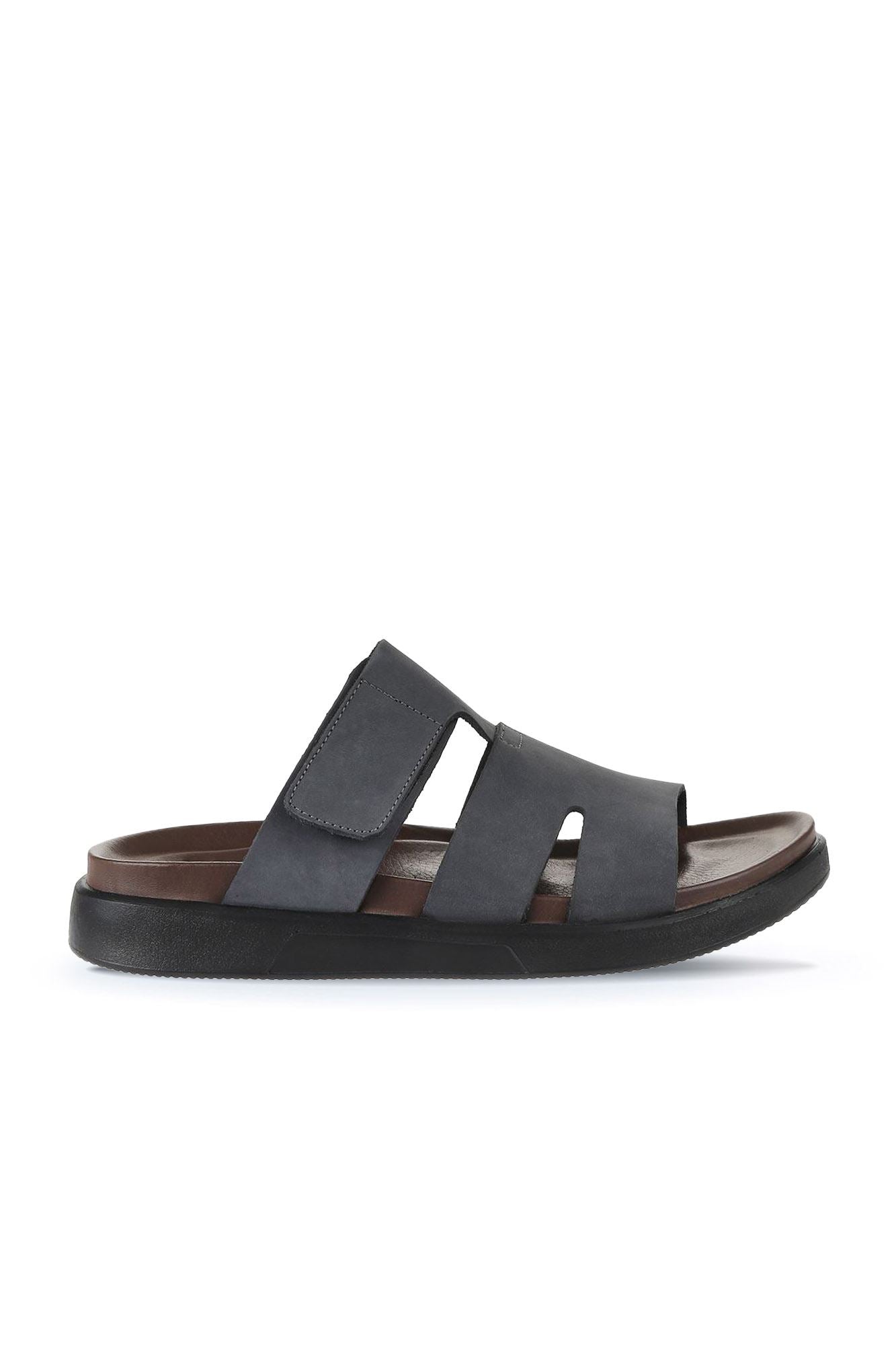 Bueno Men's Leather Flat Slipper